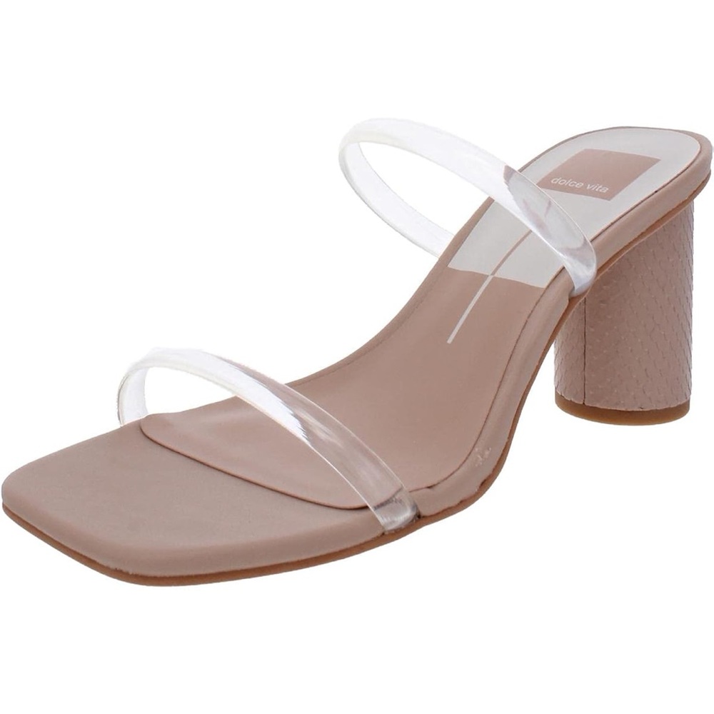 Dolce Vita Women's Noles Vinyl Heeled Sandal- 9
